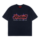 Áo thun xanh navy in NULLED Spike Cyber Tee N-T3147-N-T00-NA