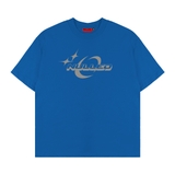 Áo thun xanh in hoa văn sao NULLED Lunar Sparkle Tee  N-T3129-N-T00-CB