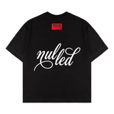Áo thun đen NULLED Signature Script Tee  N-T3206-N-T00-D