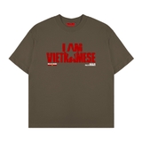 Áo thun nâu NULLED Vietnamese Pride Tee N-T3107-N-T00-N