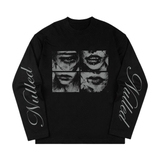 Áo dài tay đen NULLED Gothic Portrait Longsleeve Tee N-T3188-HC-T16-D