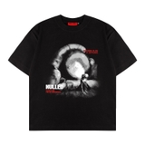 Áo thun đen mắt vỡ ảo giác NULLED Illusion Tee N-T3134-N-T00-D