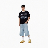 Áo thun viền cổ trắng in xe NULLED Speed Racing Tee | N-T3102-HC-T7-DVT