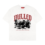 Áo thun trắng in gothic NULLED Gothic Block Tee N-T3103-N-T00-T