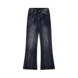 Quần jean wash NULLED Skeleton Flare Denim N-Q3177-N-Q33