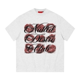 Áo thun xám tiêu in môi NULLED Desire Lips Tee N-T3154-N-T00-XT