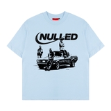 Áo thun xanh biển in NULLED Cyber Rider Tee N-T3127-N-T00-XB
