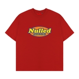 Áo thun đỏ boxy NULLED Retro Cracked Oval Tee | N-T396-N-T00-DO