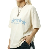 Áo phông boxy ngôi sao NULLED Five Stars Tee 2.0 | N-T3100-N-T00-K