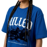 Áo thun xanh bích in gothic NULLED Gothic Gang Tee | N-T3104-N-T00-CB