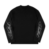 Áo tay dài đen in tay NULLED Gothic Sleeve Tee N-T3227