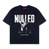 Áo thun xanh than in NULLED Graphic Tee boxy | N-T3118-N-T00-NA