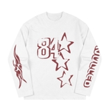 Áo tay dài trắng NULLED Star Number Longsleeve N-T3198-HC-T10-T