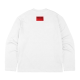 Áo tay dài trắng trơn NULLED Classic Script Longsleeve N-T3210-T