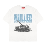 Áo thun trắng in xe tăng NULLED Battlefield Tee N-T3124-N-T00-T