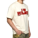 Áo thun kem chữ đỏ NULLED Vietnamese Letter Tee | N-T3106-N-T00-K