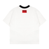 Áo thun trắng viền đen NULLED Vietnamese Letter Tee | N-T3106-HC-T7-TVD