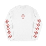 Áo dài tay trắng NULLED Gothic Cross Longsleeve N-T3157-HC-T16-T