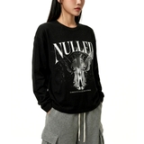 Áo tay dài đen NULLED Dark Wing Longsleeve | N-T3114-HC-T16-D