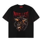 Áo thun đen in chó doberman NULLED Cerberus Hound Tee N-T3132-N-T00-D