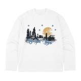 Áo dài tay trắng  NULLED Night City Longsleeve Tee N-T3187-HC-T16-T