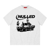 Áo thun xám tiêu in NULLED Cyber Rider Tee N-T3127-N-T00-XT