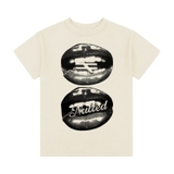 Áo baby tee kem in môi NULLED Lips Graphic Tee N-T3234