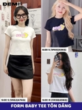 Áo thun baby tee local brand nữ DE-T49