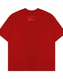 Áo thun boxy đỏ Nulled Grunge Script Tee | N-T382-N-T00-DO