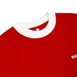 Áo thun đỏ phối cổ NULLED Tee N-T25-DOVT