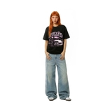 Áo thun in xe đua NULLED Supra Drift Purple Tee | N-T386-N-T00-D