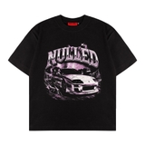Áo thun in xe đua NULLED Supra Drift Purple Tee | N-T386-N-T00-D