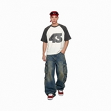 Áo thun raglan tay lỡ NULLED Core Index Tee | N-T378-HC-T6-TX