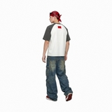 Áo thun raglan tay lỡ NULLED Core Index Tee | N-T378-HC-T6-TX