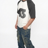 Áo thun raglan tay lỡ NULLED Core Index Tee | N-T378-HC-T6-TX