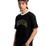 Áo thun in hình NULLED form boxy oversize cotton dày dặn màu đen | N-T349-N-T00-D