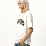 Áo thun in hình NULLED form boxy oversize cotton dày dặn màu đen | N-T349-N-T00-D