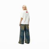 Áo thun rằn ri phối cổ NULLED Liquid Camo Tee | N-T349-HC-T7-DVT