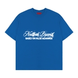 Áo thun xanh coban Nulled Grunge Script Tee | n-T382-N-T00-CB