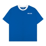 Áo thun xanh dương phối cổ NULLED Tee N-T25-XAVT
