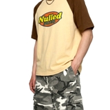 Áo thun đỏ boxy NULLED Retro Cracked Oval Tee | N-T396-N-T00-DO