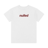 Áo baby tee trắng in logo đỏ NULLED Red Logo Tee N-T3224