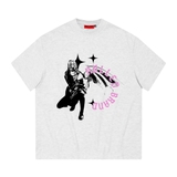 Áo thun xám tiêu in hình NULLED Cyber Piano Tee N-T3131-N-T00-XT