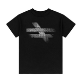 Áo thun đen in biểu tượng NULLED Not Equal Tee N-T3239