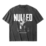 Áo thun đen wash in NULLED Graphic Tee N-T3118-HC-T13-D