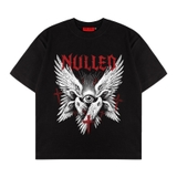 Áo thun đen in hình NULLED Gothic Angel Tee N-T3137-N-T00-D