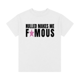 Áo baby tee trắng in chữ NULLED Famous Star Tee N-T3236