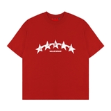 Áo thun đỏ in sao NULLED Grand Stars Tee N-T3101-N-T00-DO