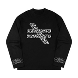 Áo dài tay đen NULLED Leopard Logo Longsleeve N-T3169-HC-T16-D