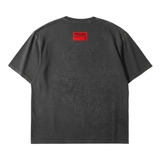 Áo thun đen wash in NULLED Graphic Tee N-T3118-HC-T13-D